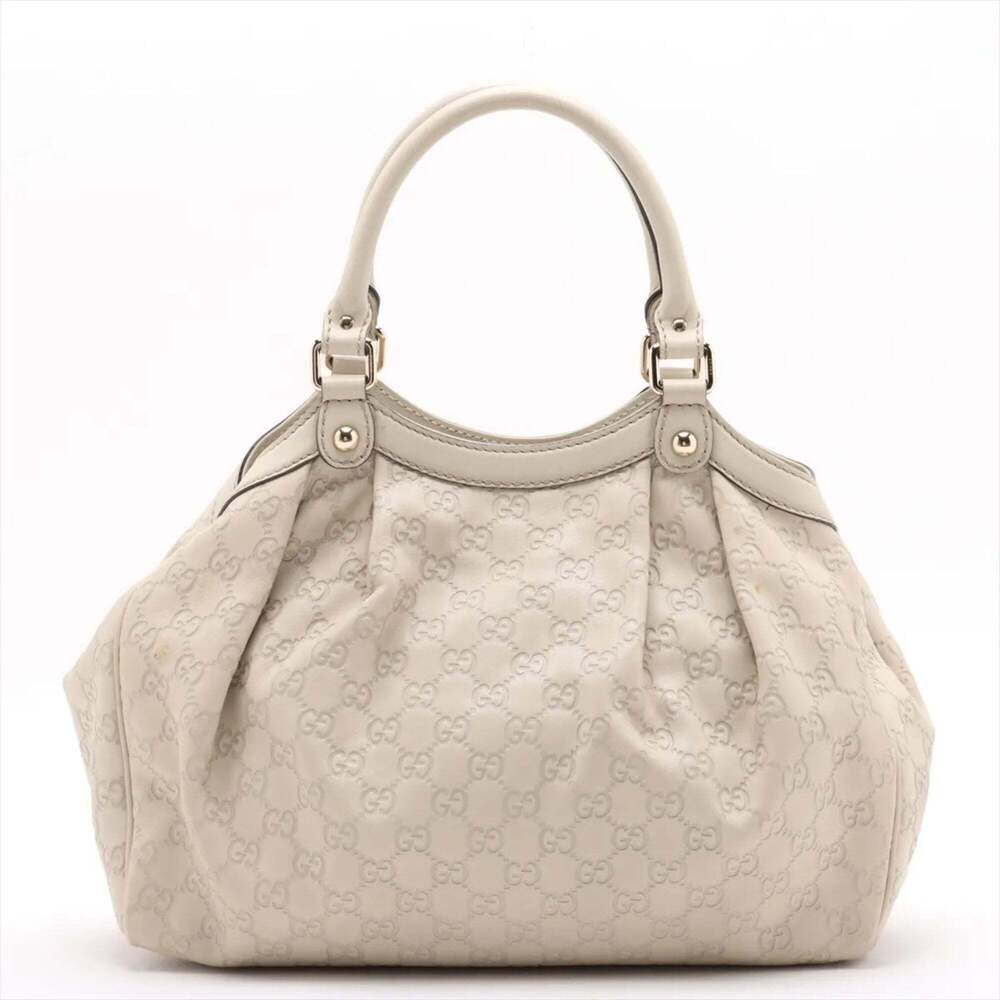 Gucci Guccissima Sukey 211944 Leather Tote Bag Shoulder Handbag Women's - Picture 2 of 13